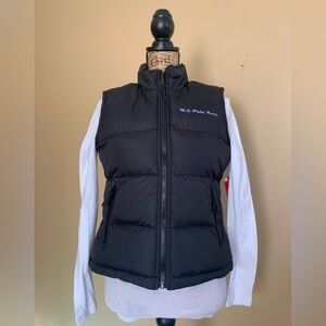 U.S.Polo ASSN. ladies Black Puffy 100% poly SleevelessVest size Small NWT